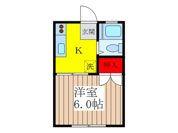 あかねハイツの物件間取画像